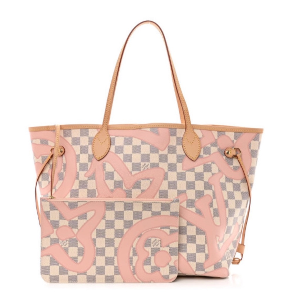 Louis Vuitton tahitienne neverfull and pouch